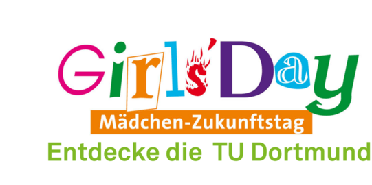 Das offizielle Girls*Day Logo mit dem Slogan der TU Dortmund