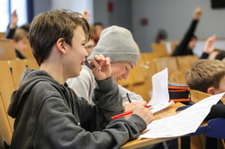 Boys*Day Teilnehmer im Hörsaal