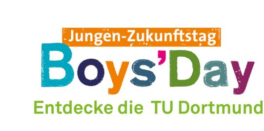 The official Boys*Day logo with the TU Dortmund slogan