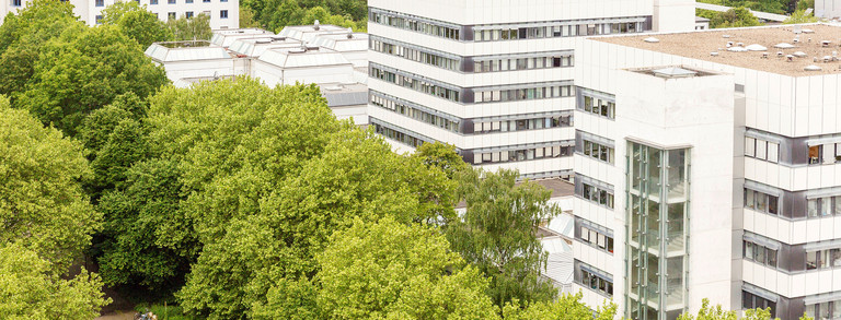 Luftaufnahme der BCI Gebäude