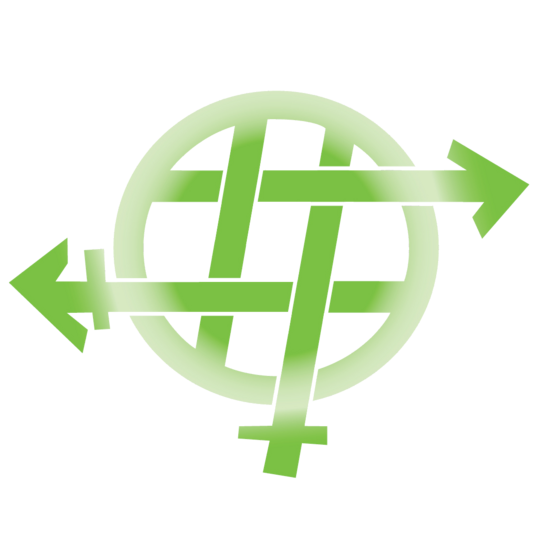Transgender symbol with integrated hashtag