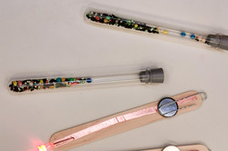 Filled test tubes
