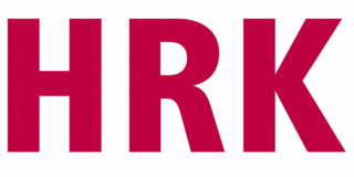 Logo: Schriftzug rot auf weiß HRK