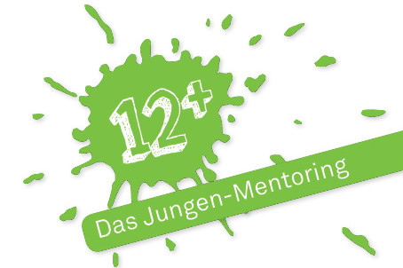 Das Logo, klecksförmig, des Projektes 12+